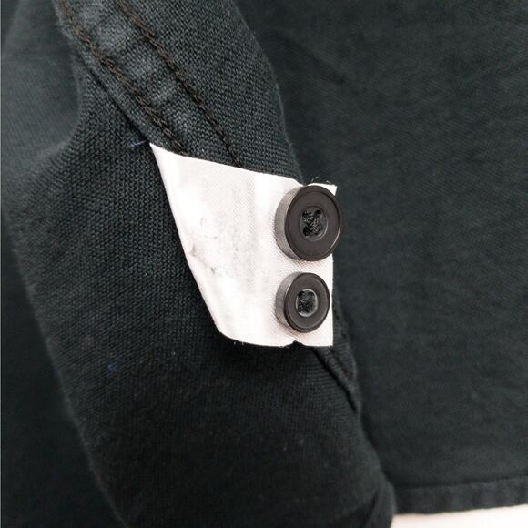 UNTUCKit Brushed Cotton Button Up Shirt Men's 2X Black Office Casual Modern - Picture 9 of 12